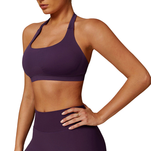 Soutien-gorge de sport léger pour femme avec dos ouvert, idéal pour le fitness et le yoga, personnalisable avec logo, respirant, vêtement de sport actif - Product Image 1