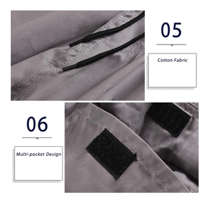 Pantalones cortos de lona para hombre, monos holgados de verano, pantalones cortos Cargo con logotipo impreso, deportes al aire libre, informales, sólidos, antiarrugas - Product Image 5