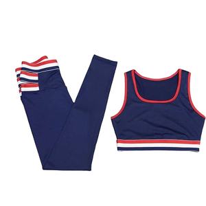 Ensemble de Yoga taille haute personnalisé pour femmes nouveau Style chaud vêtements de sport respirant Spandex sans couture vêtements de Yoga pour adultes - Product Image 6