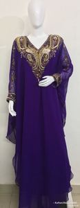 Abaya <b>With</b> Subtle Embroidery Quality Embellished Sequined Hand Beaded <b>Cardigan</b> Kaftan Arabic <b>Dress</b> Dubai Full Length Caftan - Product Image 6