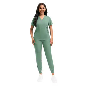 Jinteng Beauty Design Us - Conjuntos de Uniformes Médicos de Enfermería Elásticos Personalizados de Marca Privada a la Moda - Product Image 5