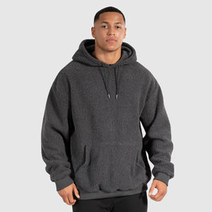 Streetwear Style <b>Sherpa</b> hoodies <b>men</b> High Quality Oversized Style Latest Style New Arrival <b>Hoodie</b> - Product Image 1