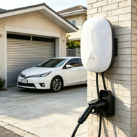 Chargeur EV Commercial Intelligent 7kW Type 2 32A 220V IP66 OCPP RFID Contrôle par Application Câble 5M Garantie 18 Mois Certifié CE FCC