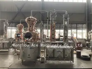 Ace Customizable 1000L 1500L 2000L 3000L 4000L 5000L Industrial Distillation Column Steam Distiller For Sale