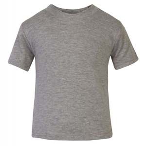 Venta caliente personalizado impreso hombres Camisetas cuello redondo gris Casual manga corta tejido de punto más vendido en Bangladesh - Product Image 5