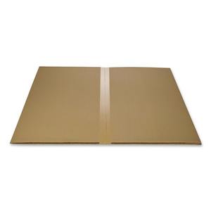 Alera CM12233ALEPL Moderno de 45 pulgadas. X 53 Pulgadas Alfombrilla para silla de uso moderado con borde ancho y clavijas para alfombras de pelo bajo - Transparente - Product Image 3
