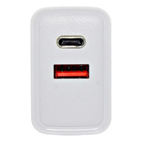 Dual USB Type-C PD 30W Fast Charging All One Universal Wall Charger PC Fireproof Material Over-Charging Protection Assorted