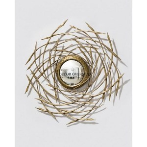 Designer d'art créatif moderne accrocheur Look maison et hôtel salon et hall décoration miroir mural à prix impressionnant - Product Image 2