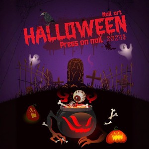 Colección Popular de esmaltes de uñas de Halloween con gota de sangre de dibujos animados, fábrica de <span class=keywords><strong>manicura</strong></span> <span class=keywords><strong>francesa</strong></span> fantasma y murciélago al por mayor - Product Image 2