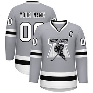Camiseta de Hockey sobre Hielo Personalizada, Uniforme Profesional Sublimado, Tejido Transpirable de Secado Rápido, Camisetas de Hockey para Adultos y Jóvenes para Entrenamiento Deportivo - Product Image 6