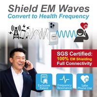 QBER Light Quantum EMF Shield Chip Anion Anti Radiation Autocollant pour ordinateur portable
