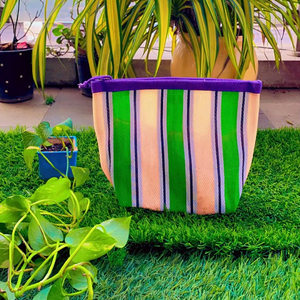 Eco-Friendly Custom Striped Travel Beach <b>Tote</b> <b>Bag</b> Recycled <b>Nylon</b> Cosmetic Toiletry Pouches Reusable <b>Zipper</b> Logo Shopping <b>Bags</b> - Product Image 1