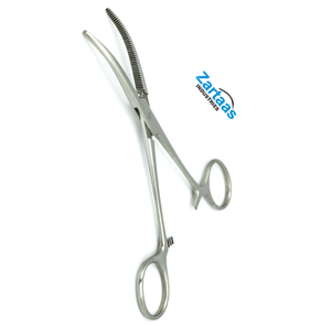 คีมหลอดเลือดสแตนเลสแบบโค้งเครื่องมือผ่าตัดผู้ผลิตและส่งออก - Product Image 4