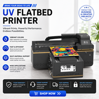 Printer Inkjet 4060 A2 Baru yang Handal, Mesin Flatbed Beresolusi Tinggi dan Kecepatan Tinggi untuk Semua Bahan, Lampu UV Ganda, Otomatis