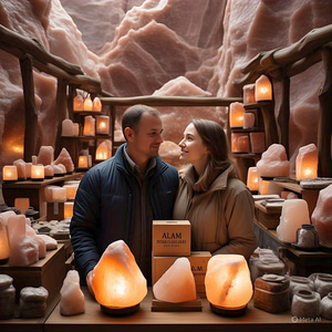 Best Selling GMP Approved Natural Himalayan <b>Salt</b> <b>Lamp</b> 2-3kg Electric Cord <b>Bulb</b> Organic Material Flower Love for Home Decoration - Product Image 6