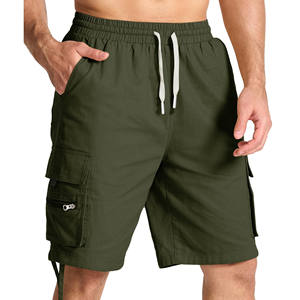 Men's Casual Cotton Twill Cargo <b>Shorts</b> Comfortable Relaxed Fit Elastic Waistband <b>Work</b> <b>Shorts</b> Drawstring Classic <b>Stretch</b> Design - Product Image 1