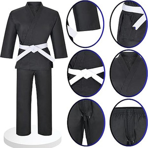 ชุดกิโมโน Jitsu Jitsu ของผู้ชายชุดเครื่องแบบยูโดคาราเต้ - Product Image 4