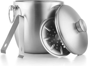 Coctelera de 700ml con logotipo de color de varias capacidades personalizada directa, cubo de hielo de 1500ml, productos de barra de acero inoxidable - Product Image 5