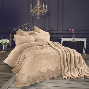 ชุดเครื่องนอน Anna Karina 10ชิ้น, ชุดเครื่องนอน cappucino สำหรับงานแต่งงาน - Product Image 2