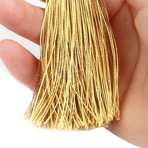 Borlas decorativas de alambre de lingotes para ropa y mejoras de disfraces personalizadas Borlas de alambre de lingotes - Product Image 6