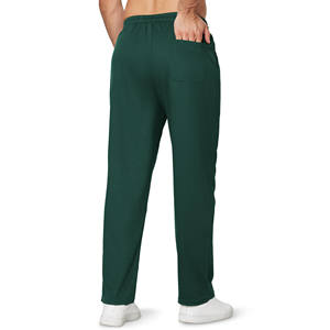 กางเกงวอร์มผ้าสักหลาดถักสไตล์ใหม่สำหรับผู้ชายกางเกงบุรุษรุ่นเฮฟวี่เวตสำหรับฤดูหนาวโลโก้ตามสั่งสไตล์ใหม่2025 - Product Image 4