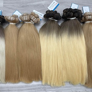 Extensions de cheveux de trame de cheveux humains super doublement dessinés cheveux vietnamiens bruts non transformés de qualité supérieure - Product Image 2