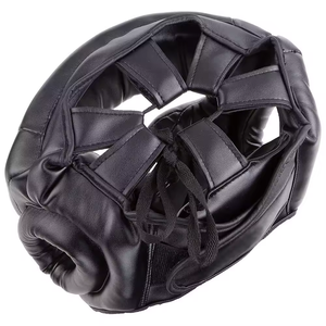 Couvre-chef de boxe en cuir véritable léger pris en charge par OEM disponible à la vente - Product Image 4
