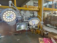 Mobile LED-OP-Leuchte Typ 500, schattenfreie Lampe mit Akku für Krankenhaus und Klinik