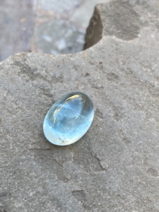 Increíble PIEDRA DE cabujones de forma ovalada de Aguamarina de Color superior Natural con buen brillo, piedras preciosas sueltas para hacer joyas de 13,69 quilates - Product Image 3