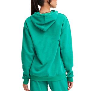 เสื้อสเวตเตอร์ขนแกะแขนยาวทรงโอเวอร์ไซส์ของผู้หญิงเสื้อสวมหัวมีฮู้ดเสื้อแฟชั่นฤดูใบไม้ร่วงมีกระเป๋า - Product Image 2