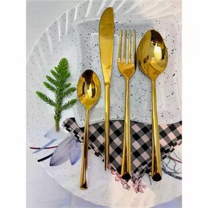 Juego de Cubiertos de Lujo para Restaurante, Servicio de Cubiertos de Acero Inoxidable para Catering, Hechos a Mano - Product Image 2