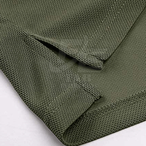 เสื้อเชิ้ตผู้ชายทรงคลาสสิค OEM ผ้าฝ้ายถัก 100% ระบายอากาศได้ดี แห้งเร็ว ลายเรียบ ปักลาย  รองรับการปักโลโก้ด้วยความร้อน - Product Image 4