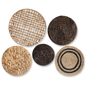 Décoration en fibre tressée, arts les moins chers, art mural en jacinthe d'eau, accessoires de chambre à coucher - Product Image 2