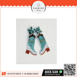 La mayoría de los pendientes de bota de vaquera YEE HAW Pendientes de cuentas para niñas y mujeres - Product Image 5