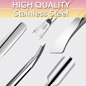 Meilleures ventes Innovamed Poussoirs à cuticules en acier inoxydable Service OEM de haute qualité Nouvelle arrivée Produit d'application des ongles - Product Image 2