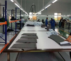 Pakistan Sportswear Industry Maillot de baseball rétro authentique bleu clair rose-blanc personnalisé - Product Image 5