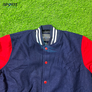 Chaqueta universitaria de alta calidad con logotipo personalizado para hombre, chaquetas universitarias de uniforme de equipo de invierno de lana 100%, chaquetas universitarias para hombre, chaquetas universitarias al por mayor - Product Image 2