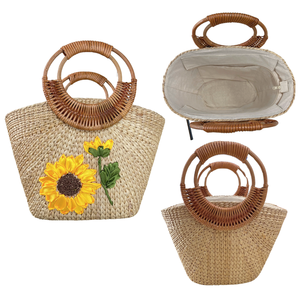 La moda cumple con la función: Bolso de jacinto de agua para una vida ecológica - Product Image 1