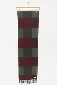 Unisex Traditional Scarf & <b>Shawl</b> Export Quality Vibrant Red Pink Plaid Pattern Soft Winter Checkered Wool <b>Wrap</b> OEM ODM Available - Product Image 3