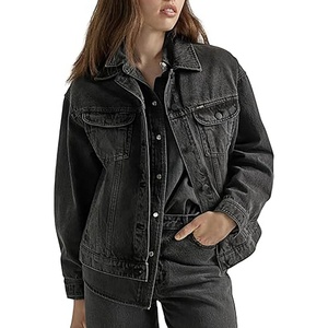 Chaquetas vaqueras genuinas para mujer de calidad superior, ropa informal, chaqueta vaquera corta, prendas de vestir para niñas y mujeres - Product Image 2