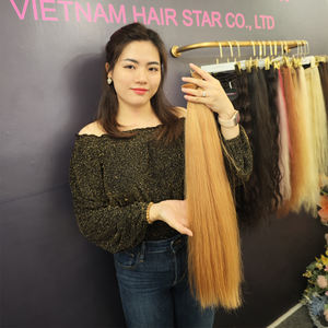 Extensiones vietnamita de pelo liso natural Remy virgen 100% al por mayor cinta de cutícula completa máquina Paquete de doble trama tipo superior - Product Image 3
