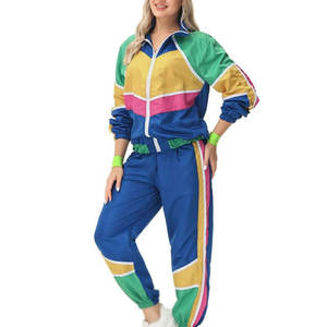 Ensemble coupe-vent décontracté d'hiver pour femme, grande taille, 2 pièces, polyester/nylon, vente en gros - Product Image 1