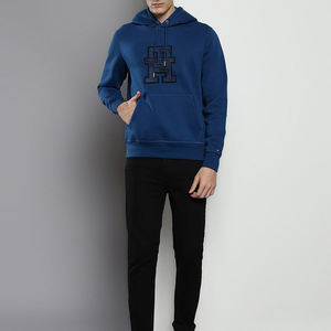 Venta al por mayor de alta calidad Silver Fox forro polar manga raglán sudaderas con capucha de algodón pesado con bolsillos para los hombres - Product Image 5