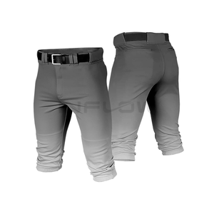 USA Customizable <b>Men's</b> Plus Size Baseball & Softball Pants <b>Knicker</b>-Style Camo Sublimation Gray Material Softball Wear - Product Image 6