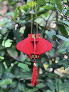 2026 Vietnam Tet Festival <b>Lanterns</b> - Non-Woven Fabric Hanging Ornaments for Spring Festival Home Decoration - Product Image 2