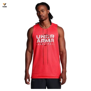 Customized 90% Cotton 10% Poly Men's Gym Sport Tank Top <b>Singlet</b> Hot Sale for Work <b>Running</b> Sports and Body Building - Product Image 1