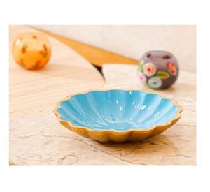 Premium Quality Breakfast Server <b>Trays</b> For Luxury Hotel Catering Usage Snacks Dessert Serving Customized Shape <b>Enamel</b> <b>Tray</b> - Product Image 2