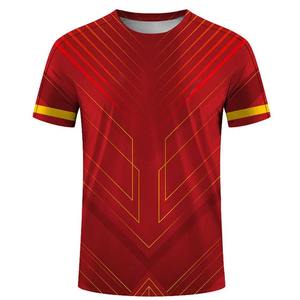 T-shirt à séchage rapide pour hommes Design confortable par sublimation avec logo personnalisé Vente en gros sur mesure - Product Image 4