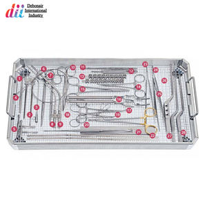 ชุดเครื่องมือผ่าตัดเปิดกะโหลกศีรษะพื้นฐานวัสดุที่ดีที่สุดใช้ชุดเครื่องมือผ่าตัดระบบประสาท - Product Image 2