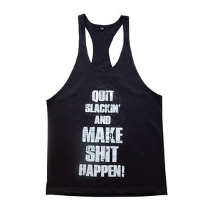 Débardeur de musculation personnalisé avec citation motivante pour homme, veste d'entraînement de musculation légère, vêtements d'entraînement musculaire, débardeurs - Product Image 1